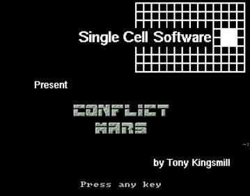 Conflict Mars - Screenshot - Game Title Image