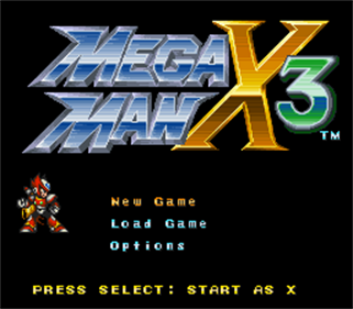 Mega Man X3: Zero Project - Screenshot - Game Select Image