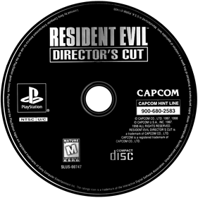 Resident Evil: Director's Cut: Dual Shock Ver. - Disc Image