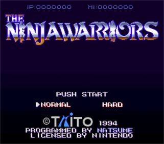 Ninjawarriors - Screenshot - Game Title Image