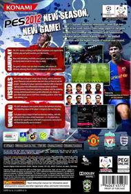 PES 2012: Pro Evolution Soccer - Box - Back Image