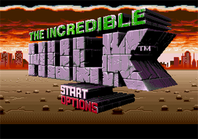 The Incredible Hulk - Screenshot - Game Title Image