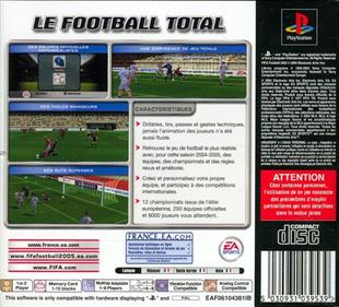 FIFA Soccer 2005 - Box - Back Image