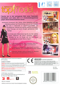 Germany's Next Topmodel: Das offizielle Spiel zur Staffel 2009 - Box - Back Image