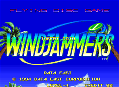 Windjammers - Screenshot - Game Title Image