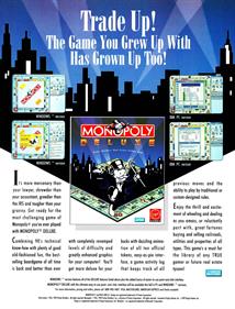 Monopoly Deluxe - Advertisement Flyer - Front Image