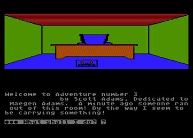 Scott Adams' Graphic Adventure #3: Secret Mission - Screenshot - Gameplay Image