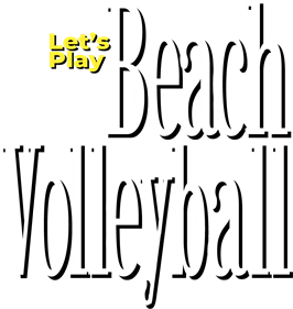 ESPN Let's Play Beach Volleyball - Clear Logo Image