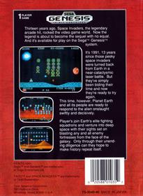 Space Invaders '91 - Box - Back Image