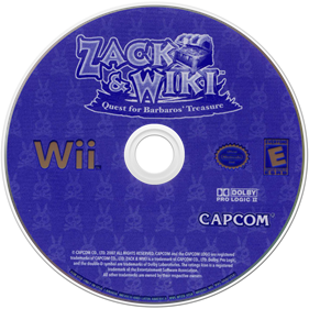 Zack & Wiki: Quest for Barbaros' Treasure - Disc Image