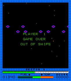 Astro Blaster - Screenshot - Game Over Image