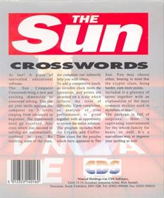 The Sun Crosswords - Box - Back Image