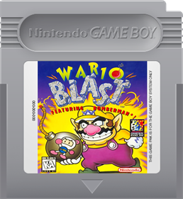 Wario Blast featuring Bomberman! - Fanart - Cart - Front