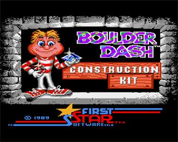 Boulder Dash Construction Kit - Screenshot - Game Title Image
