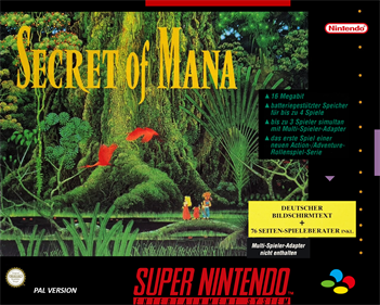 Secret of Mana - Box - Front Image