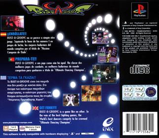 Bust A Groove - Box - Back Image