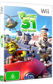Planet 51: The Game - Box - 3D Image