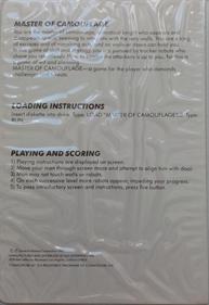 Master of Camouflage - Box - Back Image