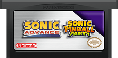 Combo Pack: Sonic Advance + Sonic Pinball Party - Fanart - Cart - Front