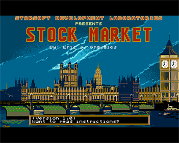 Stock Market: The Game - Screenshot - Game Title Image