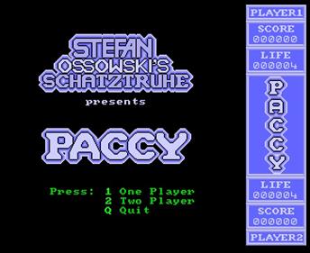 Paccy - Screenshot - Game Title Image