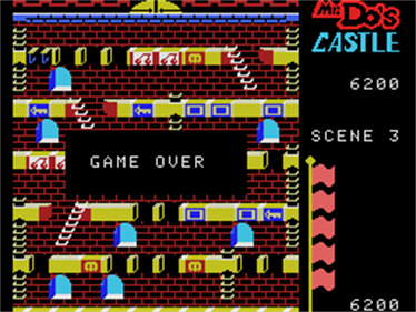 Mr. Do!'s Castle - Screenshot - Game Over Image