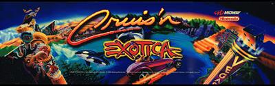 Cruis'n Exotica - Arcade - Marquee Image