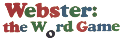 Webster: The Word Game - Clear Logo Image
