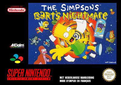 The Simpsons: Bart's Nightmare - Box - Front Image