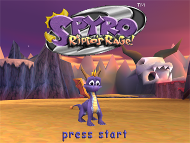 Spyro 2: Ripto's Rage! - Screenshot - Game Title Image