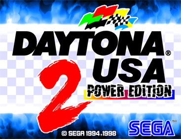 Daytona USA 2: Power Edition - Screenshot - Game Title Image