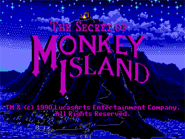 The Secret of Monkey Island - Screenshot - Game Title Image