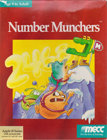 Number Munchers - Box - Front Image