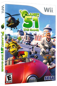 Planet 51: The Game - Box - 3D Image
