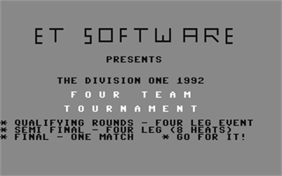 Four Team Tournament - Screenshot - Game Title Image