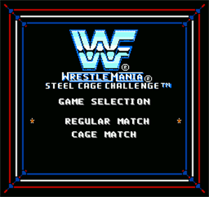 WWF WrestleMania: Steel Cage Challenge - Screenshot - Game Select Image