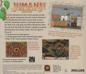 Jumanji - Box - Back Image