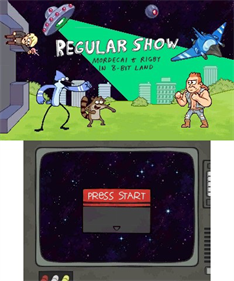 Regular Show: Mordecai & Rigby in 8-Bit Land - Screenshot - Game Title Image