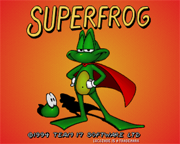 Superfrog - Screenshot - Game Title Image