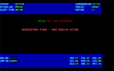 Defcon 5 (1987) - Screenshot - Gameplay Image