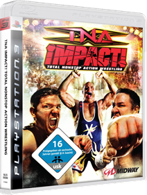 TNA iMPACT!: Total Nonstop Action Wrestling - Box - 3D Image