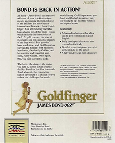 Goldfinger: James Bond 007 - Box - Back Image