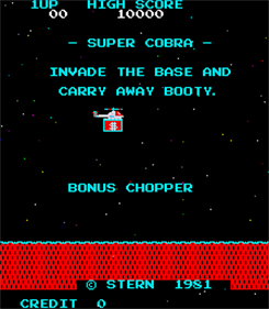 Super Cobra - Screenshot - Game Title Image