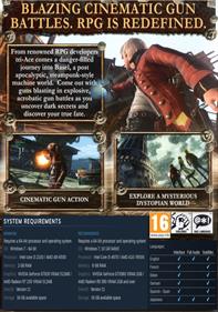 Resonance of Fate 4K/HD Edition - Fanart - Box - Back Image