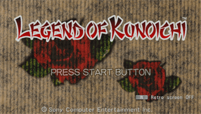 Legend of Kunoichi - Screenshot - Game Title Image