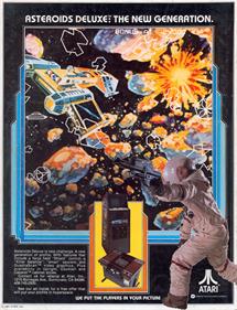 Asteroids Deluxe - Advertisement Flyer - Front Image