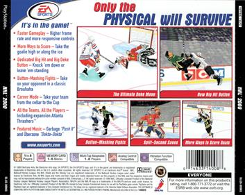 NHL 2000 - Box - Back Image