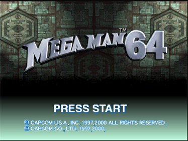 Mega Man 64 - Screenshot - Game Title Image