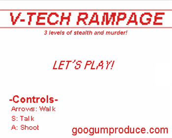 V-Tech Rampage - Screenshot - Game Title Image