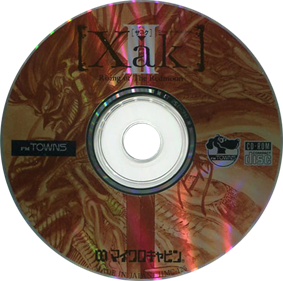 Xak II: Rising of the Redmoon - Disc Image